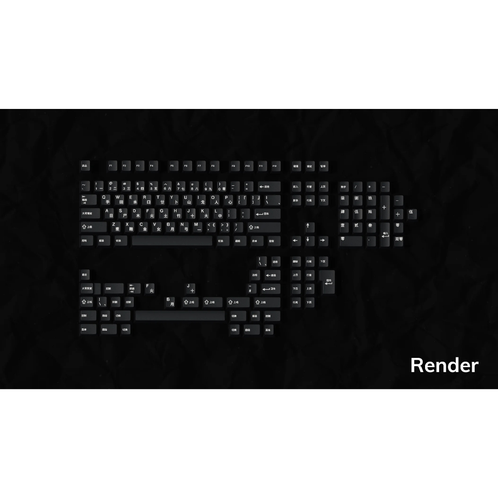 [Keycaps] GMK Shanshui Keycaps GMK แท้ ABS Doubleshot