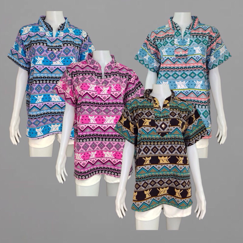 เสื้อผู้หญิง อก 42-44 นิ้ว ผ้าไหมอิตาลี ผ้าดีสีไม่ตก ส่งไวจากไทย มีเก็บปลายทาง