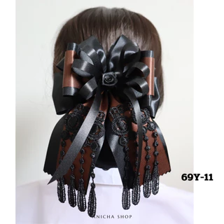 เน็ตติดผม โบว์ติดผม เน็ตติดผมพยาบาล เครื่องประดับ เน็ตติดผมสีดำ เน็ตติดผมสีน้ำตาล ราคา 69 บาท