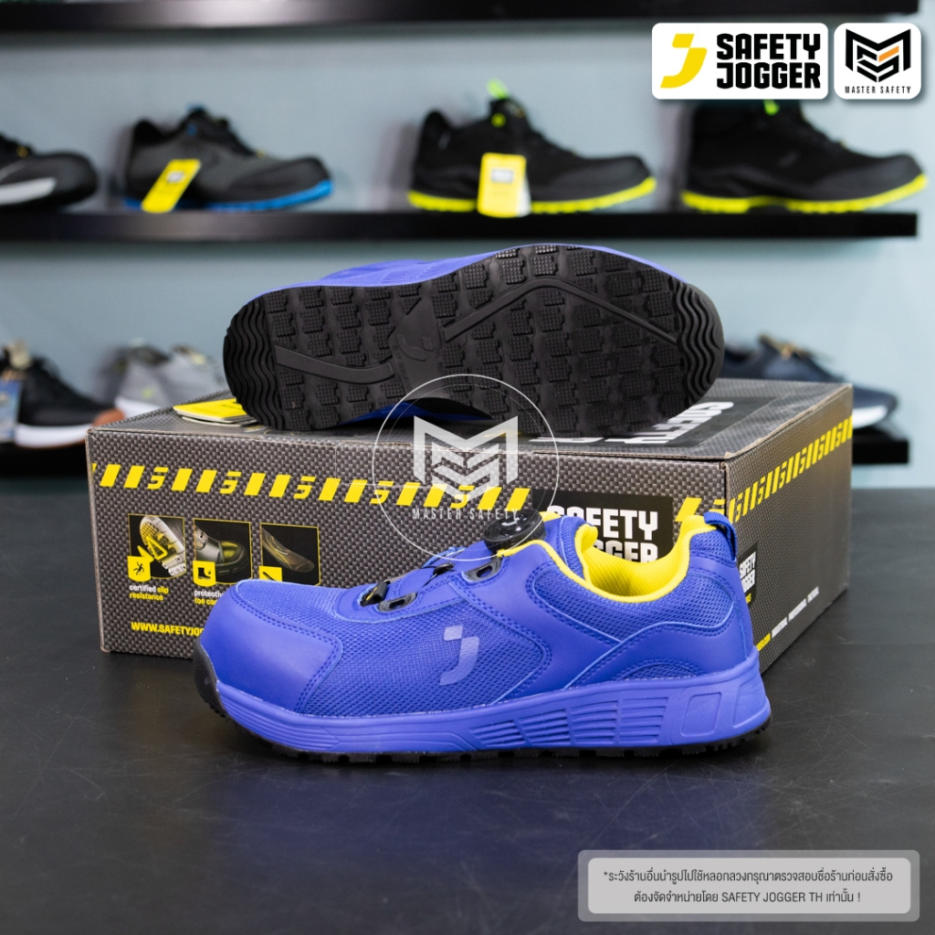 [รับประกัน3เดือน] Safety Jogger รุ่น ALTO S1P LOW TLS รองเท้าเซฟตี้ หัวพลาสติก กันลื่น ไม่ต้องผูกเชือก