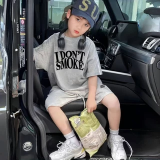 Beryl kids🌸ชุดเซทเด็กฤดูร้อน🎀เสื้อยืดแขนสั้นกางเกงขาสั้น เวอร์ชั่นเกาหลี ชุดกีฬา 2 ชิ้น ลำลองสบายๆ แฟชั่น