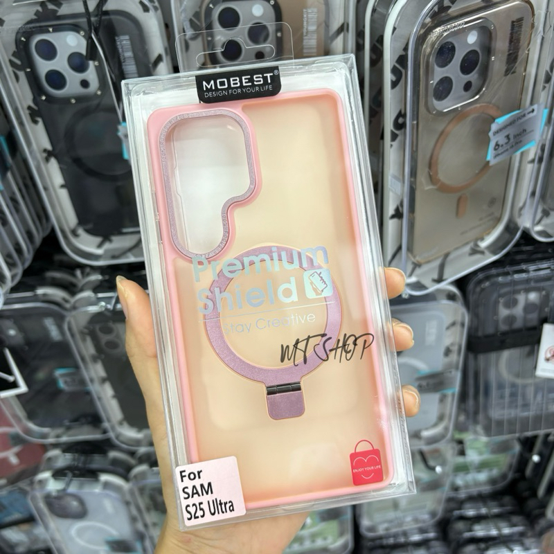 Mobest เคสโทรศัพท์มือถือ แม่เหล็ก ตั้งได้ สำหรับ Samsung S25 Ultra