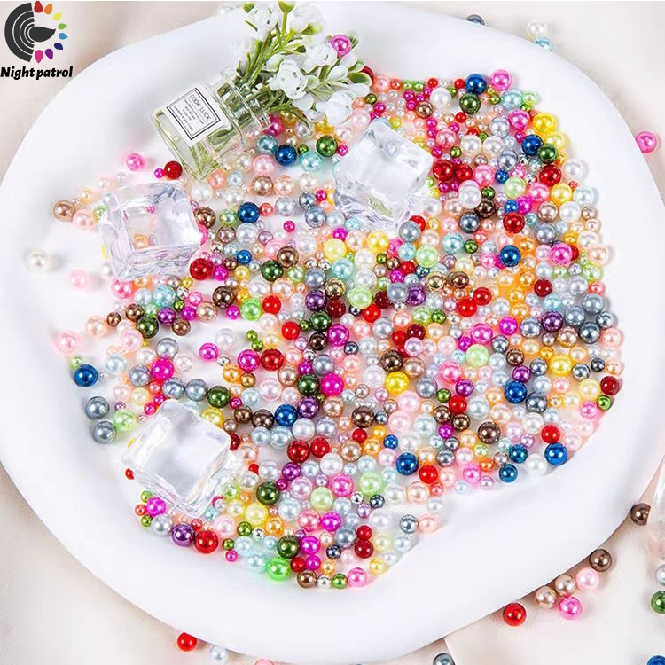 ลูกปัดไข่มุก ABS ไม่มีรูพรุน ขนาด 3-8 มม. สําหรับทําเครื่องประดับ DIY แจกัน ตกแต่งบ้าน （ไม่มีรู） ราคา ถูกที่สุด ดีลบีเคเค แกลเลอรีภาพที่ 9