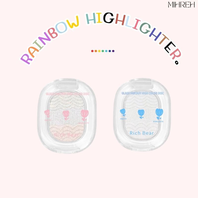 [6108] (พร้อมส่ง) Rainbow Highlighter ไฮไลท์สายรุ้ง