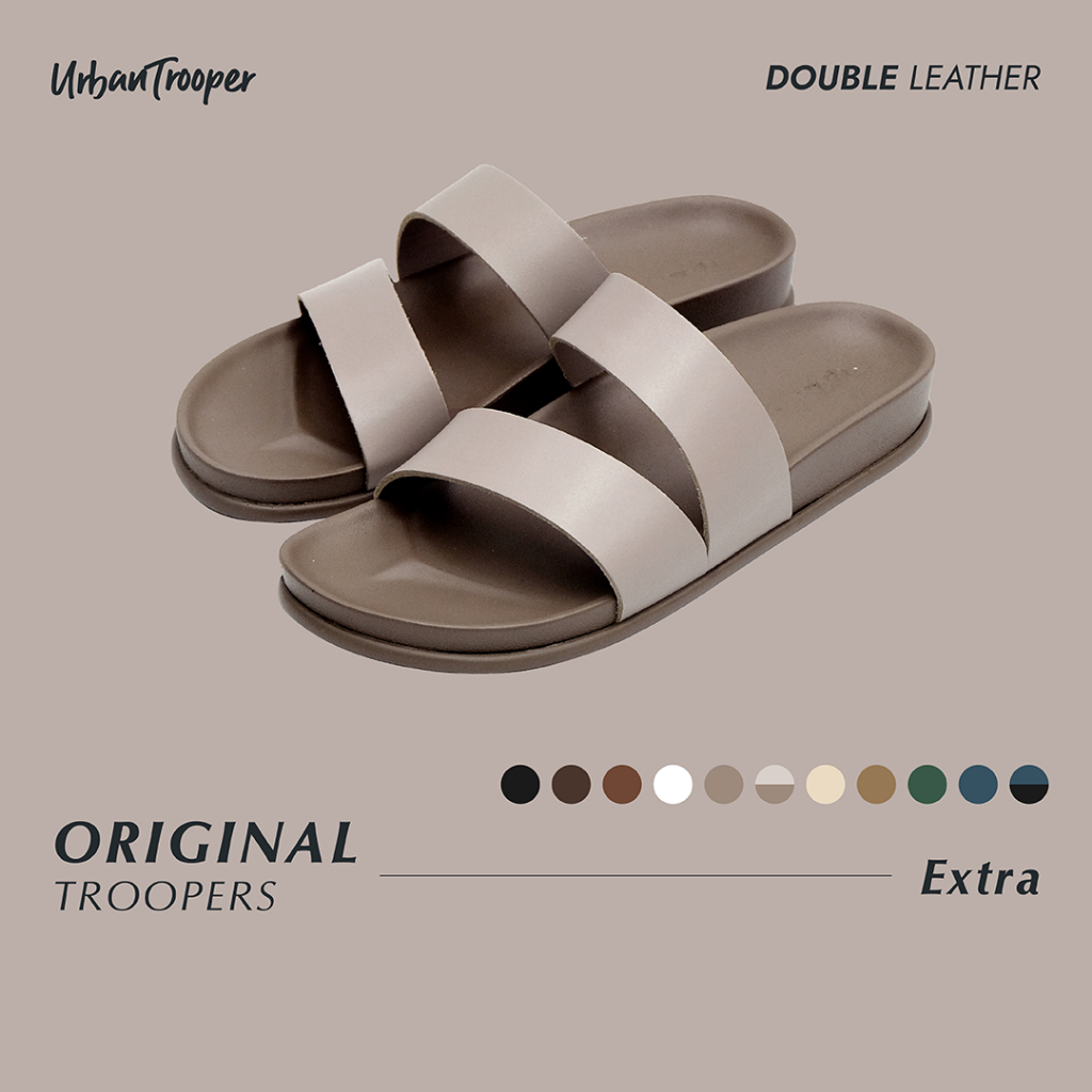 รองเท้า Urban Trooper Everyday รุ่น Original Troopers  สี Creamy Brown รองเท้าเเตะ Unisex