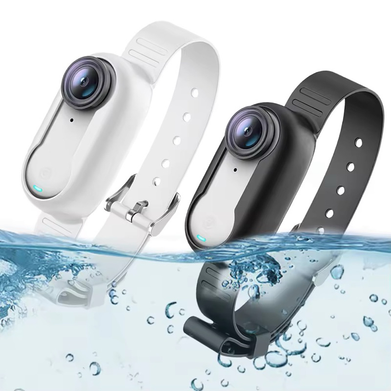 PULUZ For Insta360 GO 3 / GO 3S Camera Silicone Case Wristband Bicycle Strap Extension Mount