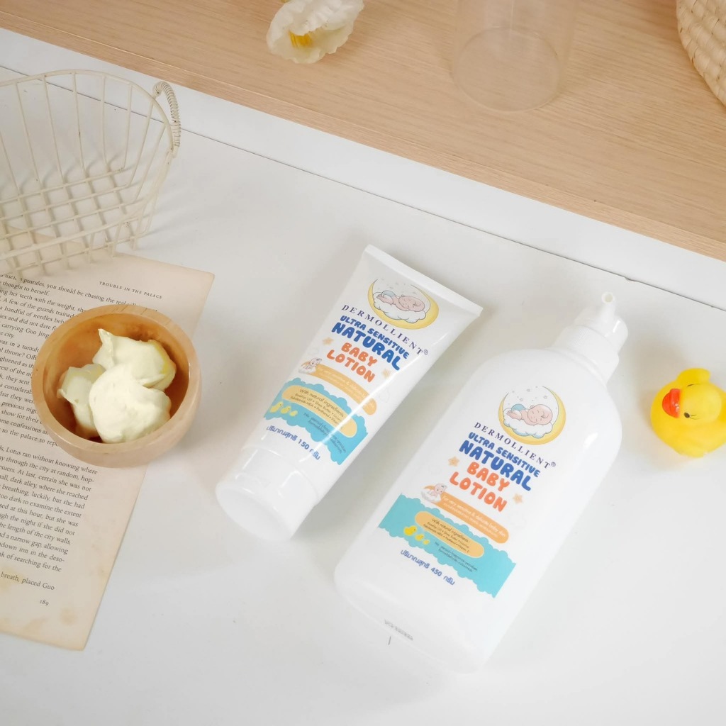โลชั่นดูแลผิวเด็ก DERMOLLIENT ULTRA SENSITIVE NATURAL BABY LOTION