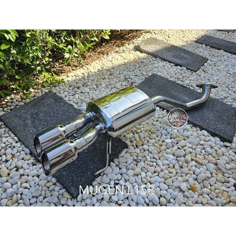 ท่อMUGEN FIT GK L15 แท้japan🇯🇵สำหรับ jazz gk 2014-2022