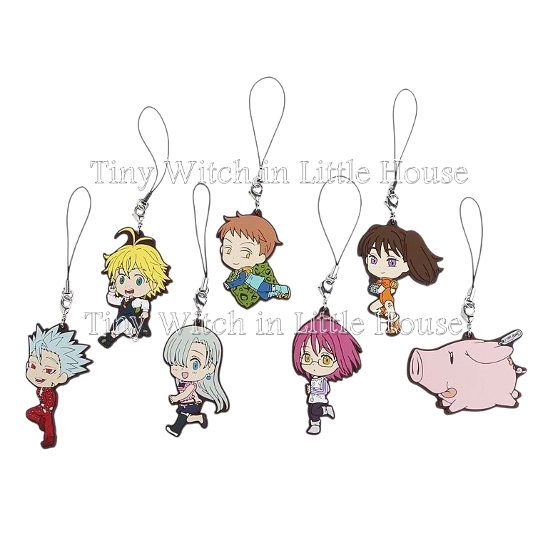 7 Deadly sins Nanastu no Taizai The Seven Deadly Sins ศึกตำนาน 7 อัศวิน 7บาป Rubber Strap งาน แท้ Ja