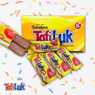 ขนมตำนาน ขนมช็อกโกแลต ของหวาน โทฟี่ลัค 1 กล่อง มี 12 ชิ้น