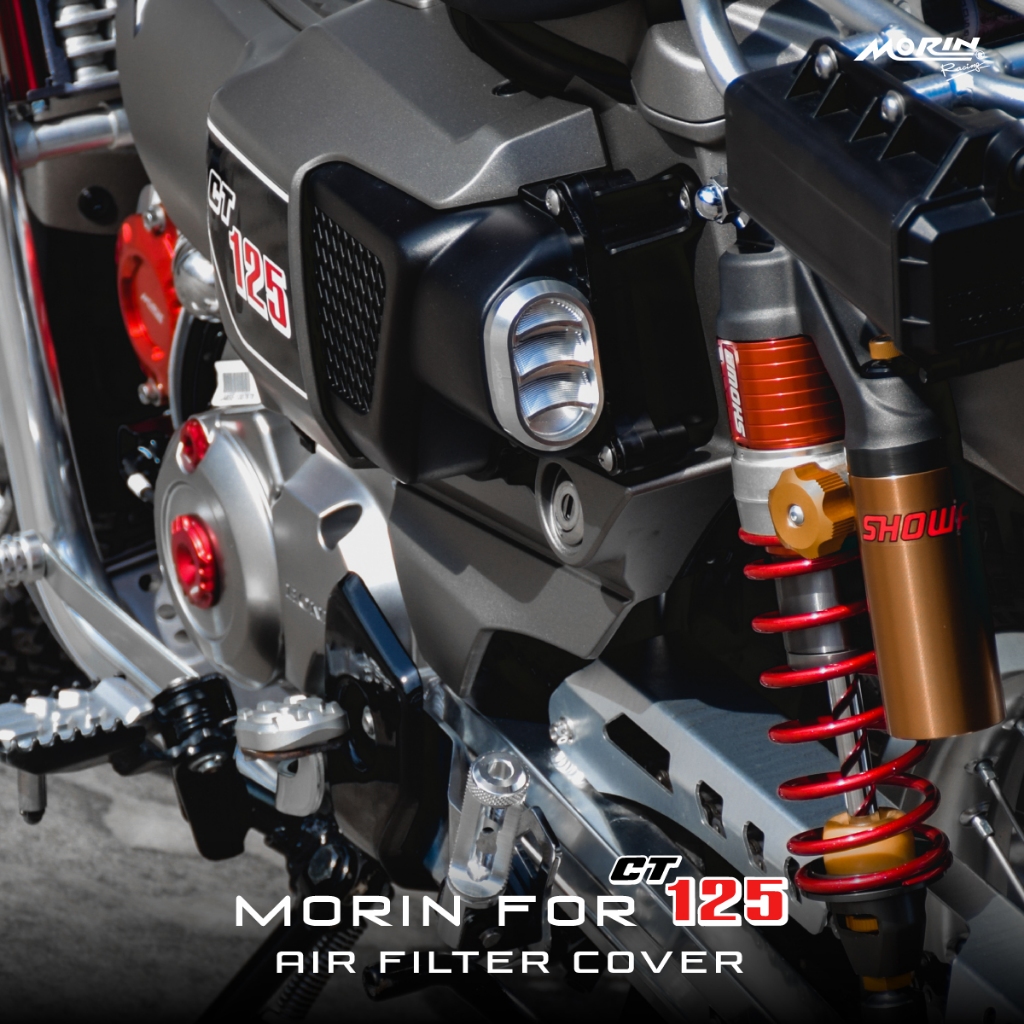 MORIN ฝาปิดกรองอากาศ อลูมิเนียม CNC HONDA CT125 GEN 2 แท้ 100% (Leewattana อะไหล่แต่งมอเตอร์ไซค์)
