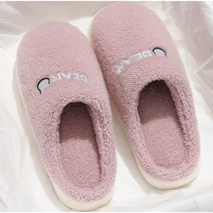 รองเท้าสลิปเปอร์ รองเท้าเดินในบ้าน ลาย BEAR Size 40-41