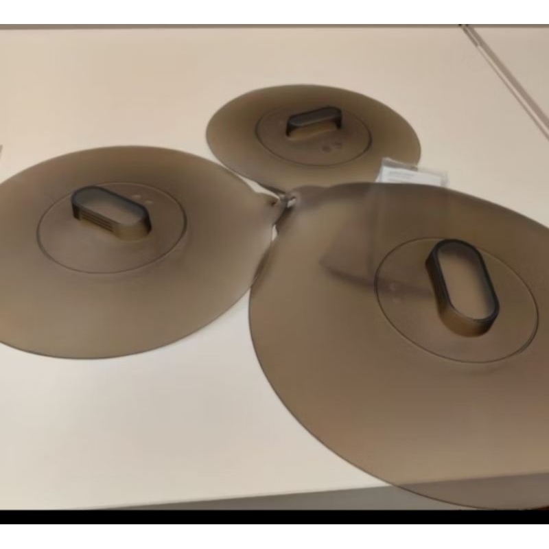 IKEA แท้ค่ะ KLOCKREN คลูกเครียน ฝาปิดอเนกประสงค์ 3 ชิ้น, ซิลิโคน