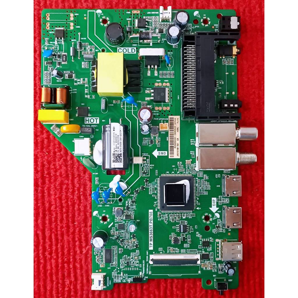 เมนบอร์ด Hisense 32B5200HT , 32A3100G , 32E3F , 32E3G ,  ( TP.MS3663T.PB708 )