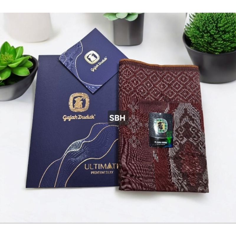 ผ้าโสร่งอินโดนีเซีย ผ้านุ่ง ผ้าถุงผู้ชาย เเบรนด์ GAJAH DUDUK รุ่น ULTIMATE Premium Silky เเละ Otentik JACQUARD