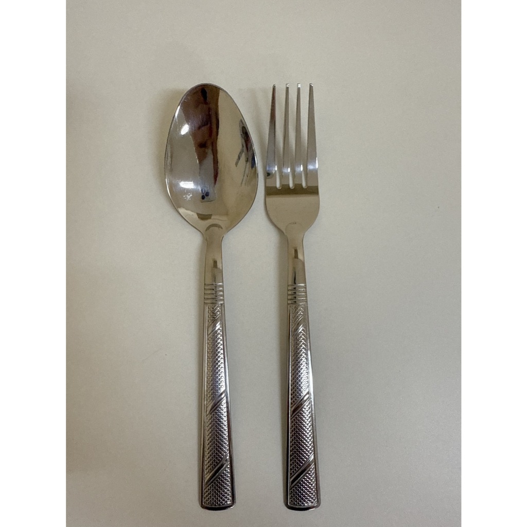 ช้อนส้อม เงิน สแตนเลส หนาพิเศษ เงาพิเศษ  เกรดพรีเมี่ยม ช้อน หนา2มิล 211141 olbighome - รูปที่ 3