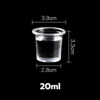แก้วชิมพลาสติก PP ขนาด 20ml และ 40ml บรรจุ 96-100 ใบ