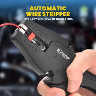 เครื่องปอกสายไฟอัตโนมัติ มัลติฟังก์ชั่น คีมช่างไฟฟ้า IWISS IWS-D10