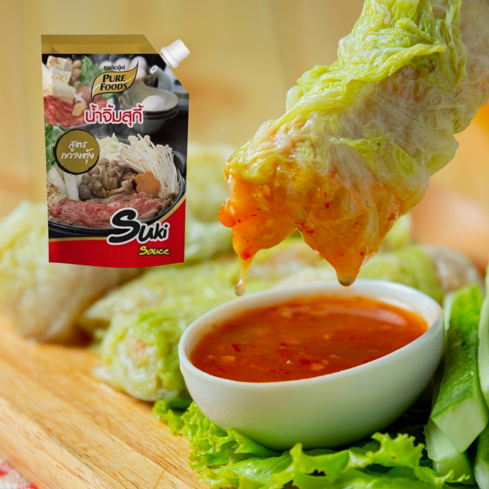 น้ำจิ้มสุกี้ สูตรกวางตุ้ง 500 กรัม น้ำจิ้มสุกียากี้ น้ำจิ้ม สุกียากี้ Sukiyaki sauce sukishabu สุกี้ - รูปที่ 4