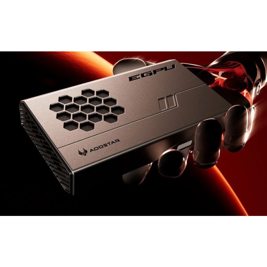 การ์ดจอนอก Expansion Card AOOSTAR XG76 EGPU 8GB GDDR6 RDNA3 ArchitecAMD Radeon RX 7600M Oculink+USB4