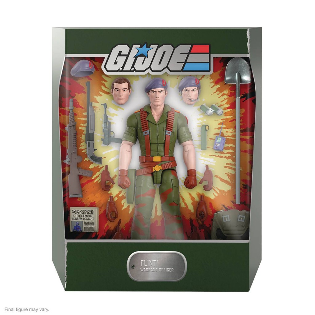 [พร้อมส่ง/มือ 1] G.I.Joe Ultimates A Real American Hero Flint 840049818361