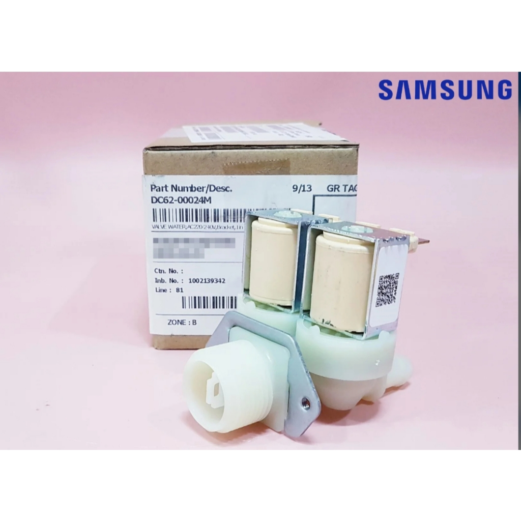 ใหม่ แท้ เบิกศูนย์ วาล์วน้ำเข้า เครื่องซักผ้าซัมซุง dc62-00024m VALVE WATER SAMSUMG รุ่นรายละเอียดด้านล่าง *ไม่มีประกัน