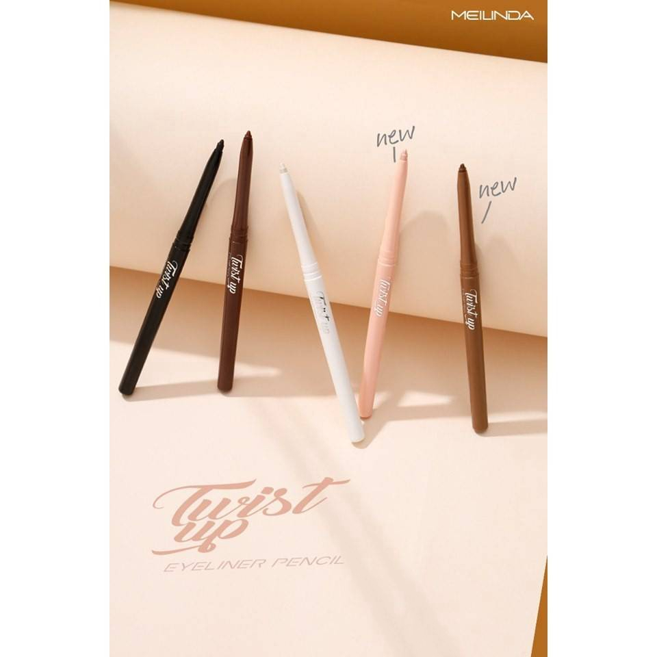 MC3077 ดินสอเขียนขอบตาสูตรกันน้ำ Twist up Eyeliner Pencil meilinda เมลินดา - รูปที่ 3