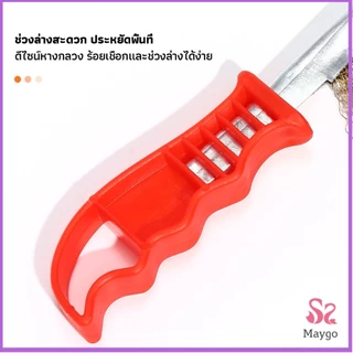 3PCS แปรงลวดทองเหลือง ขัดปัดสนิม ด้ามพลาสติก ​Wire Brush