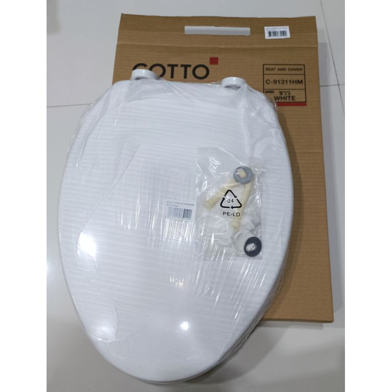 ฝารองนั่งชักโครกcottoแบบSoft Close ทรงรี รุ่น C-91311HM