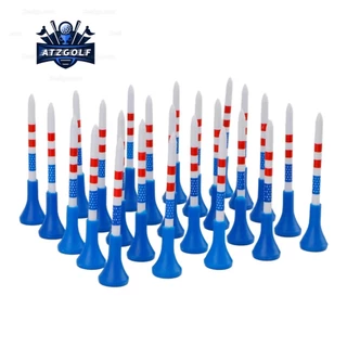 ATZ Golf Tee โลโก้ USA Star ลิมิเต็ด 70mm 83mm ที่ตั้งลูกกอล์ฟ ทีกอล์ฟพลาสติก (แพ็ค 10 ชิ้น)