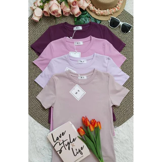 เสื้อยืดป้ายM.E : เสื้อยืดมี30สีพร้อมส่ง