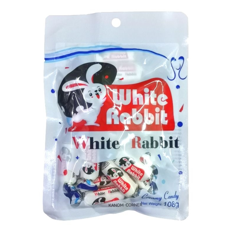 White Rabbit ลูกอมนม ตรากระต่ายขาว 108 กรัม