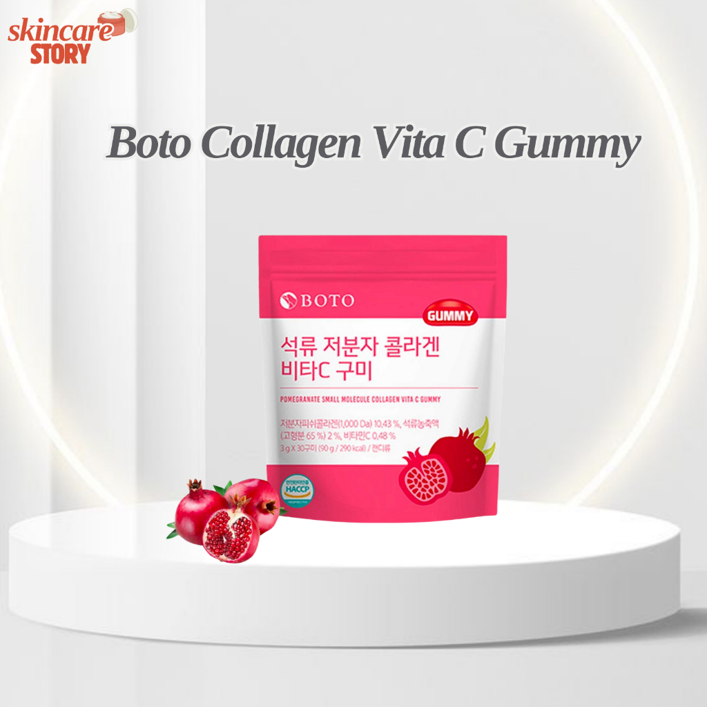 Boto collagen vitc gummyเยลลี่คอลลาเจนทับทิม🍒