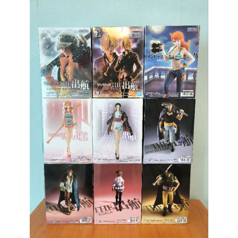 (ของแท้ พร้อมส่ง) One Piece - Departure - Ben,Shanks,Law,Sabo,Robin (ฟิกเกอร์วันพีช) (โมเดลวันพีช)