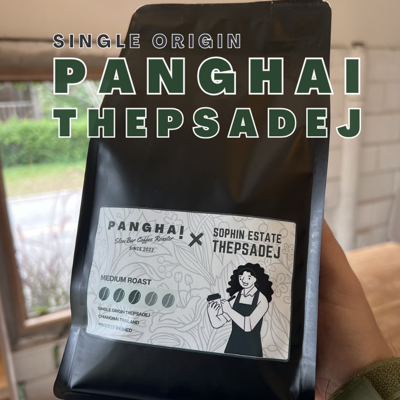 PANGHAI เมล็ดกาแฟคั่วเทพเสด็จ จ.เชียงใหม่ (Arabica100%) 250-500g | Taste Note: Black Tea, Apple, Brown sugar, Honey
