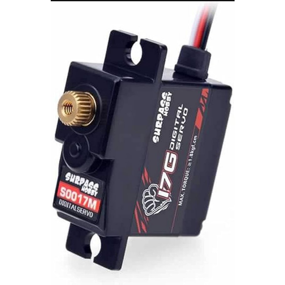 (สินค้าในไทย) SURPASS Hobby S0017M 17g Metal Gear 1.8kg Digital Servo  สำหรับ รถ เรือ เครื่องบิน บังคับ