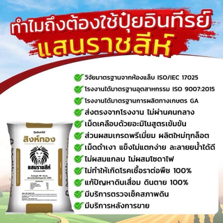 [[แบ่งขาย 950 กรัม]] ปุ๋ยอินทรีย์สิงห์ทอง แสนราชสีห์ ปุ๋ยบำรุงดิน เร่งโต เพิ่มใบเขียว เสริมแร่ธาตุทำให้ดินร่วนซุย
