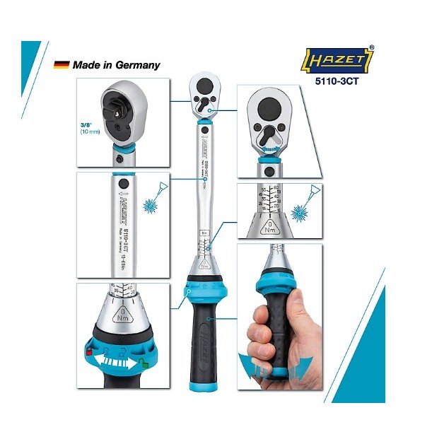 ประแจทอร์ค HAZET ∙10 – 60 Nm