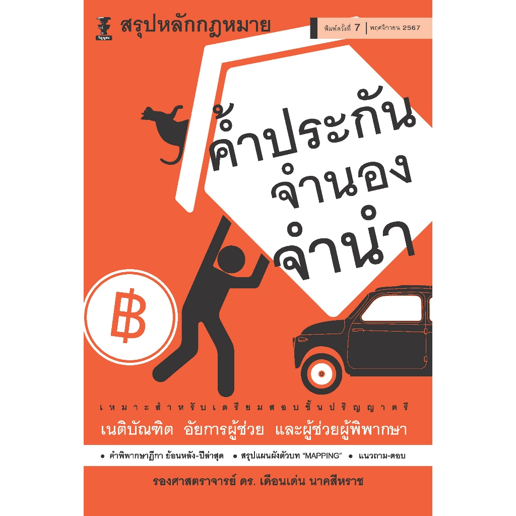 สรุปหลักกฎหมาย ค้ำประกัน จำนอง จำนำ