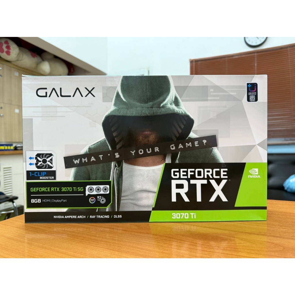 GALAX RTX 3070 TI SG  8GB GDDR6X RGB  รุ่น 4 พัดลม มือ1 ไม่ได้แกะซิล