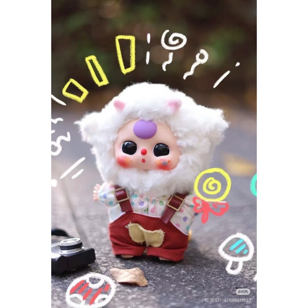 [สินค้าพร้อมส่ง] พวงกุญแจตุ๊กตา Babythree Little Cutie Limited ( V3 mini ) แบบจุ่มและเช็คการ์ด นะคะ