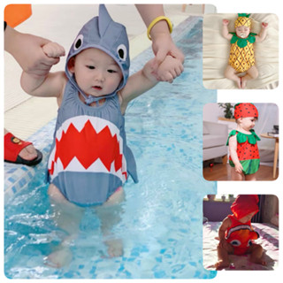 ชุดว่ายน้ำเด็กผู้หญิงผู้ชาย(พร้อมส่ง)