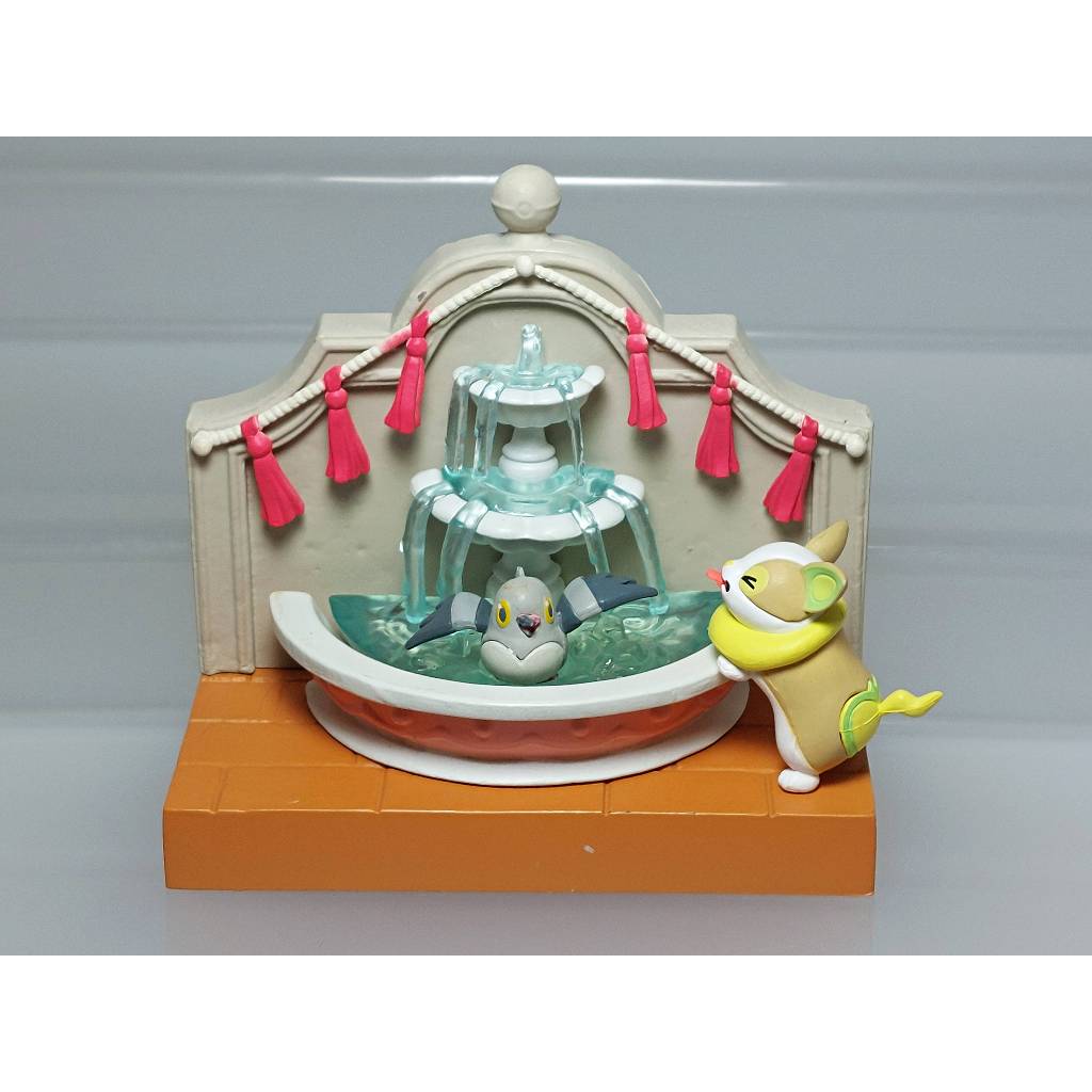 [ของแท้] [มือสอง] Pokemon Town 2 Yamper Wanpachi Pidove Mamepato Figure Re-Ment