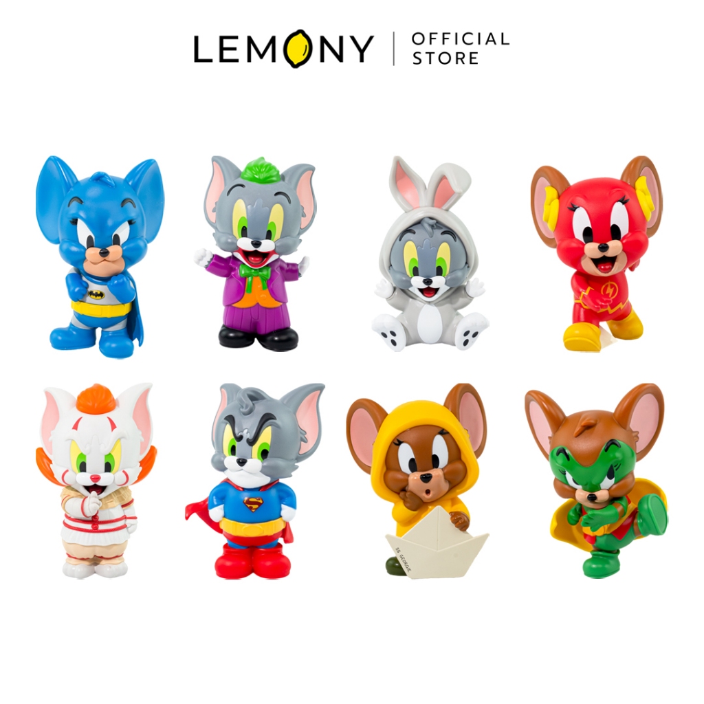 LEMONY Tom and Jerry in Costume Vin-Blop กล่องฟิกเกอร์ โมเดล ทอมกับเจอร์รี่ Vin-Blop ซีรีส์