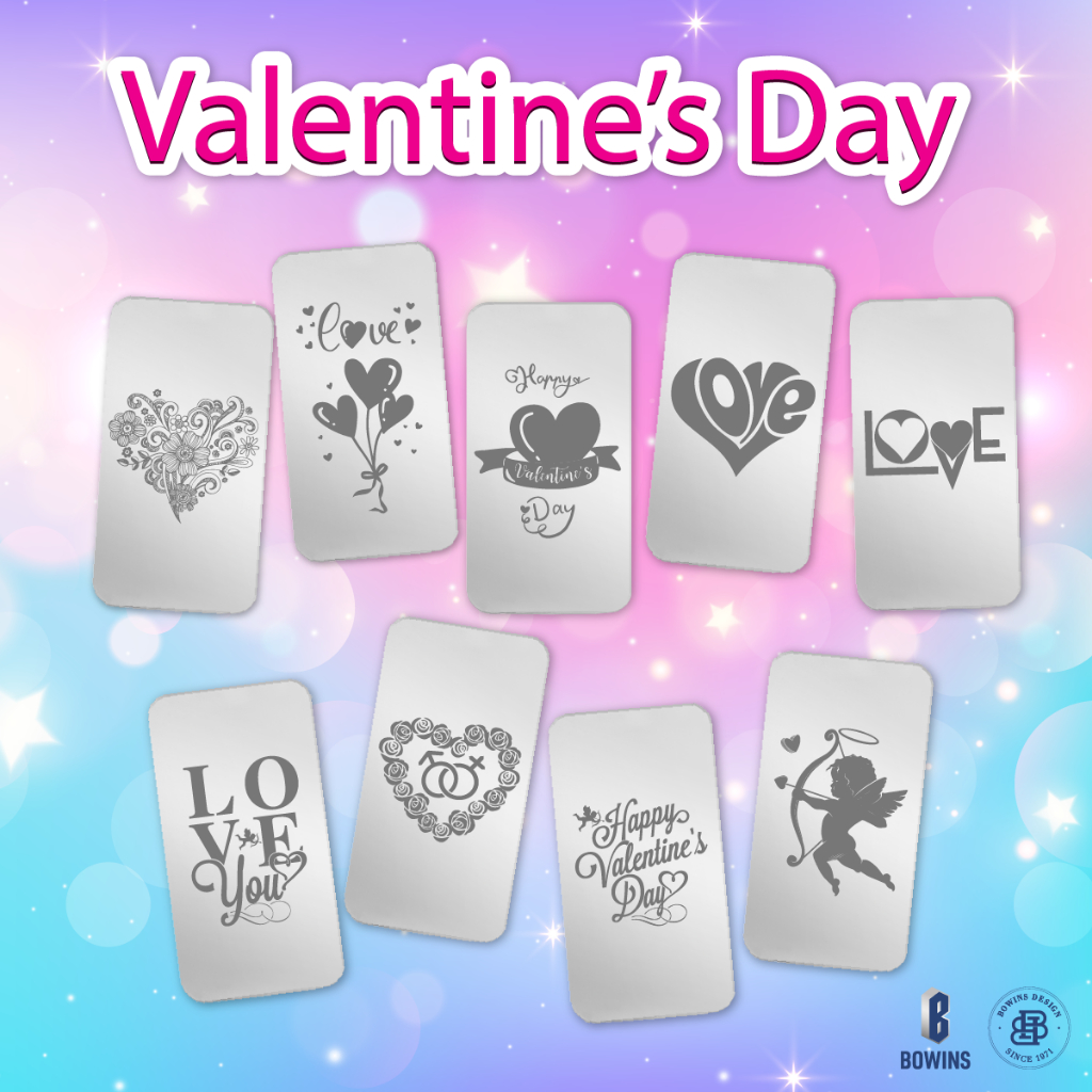 แท่งเงิน 99.99% น้ำหนัก 15 กรัม คอลเลคชันวาเลนไทน์ - Bullion Silver Bar 15 Grams - Valentine's Day