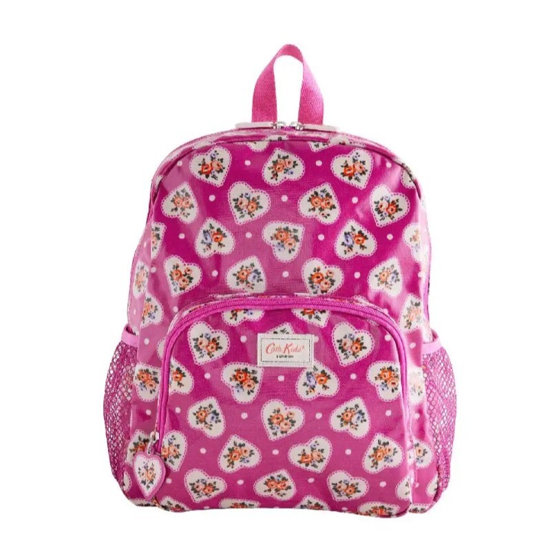 Cath Kidston Kids Girl Large Backpack Lace Hearts Pink