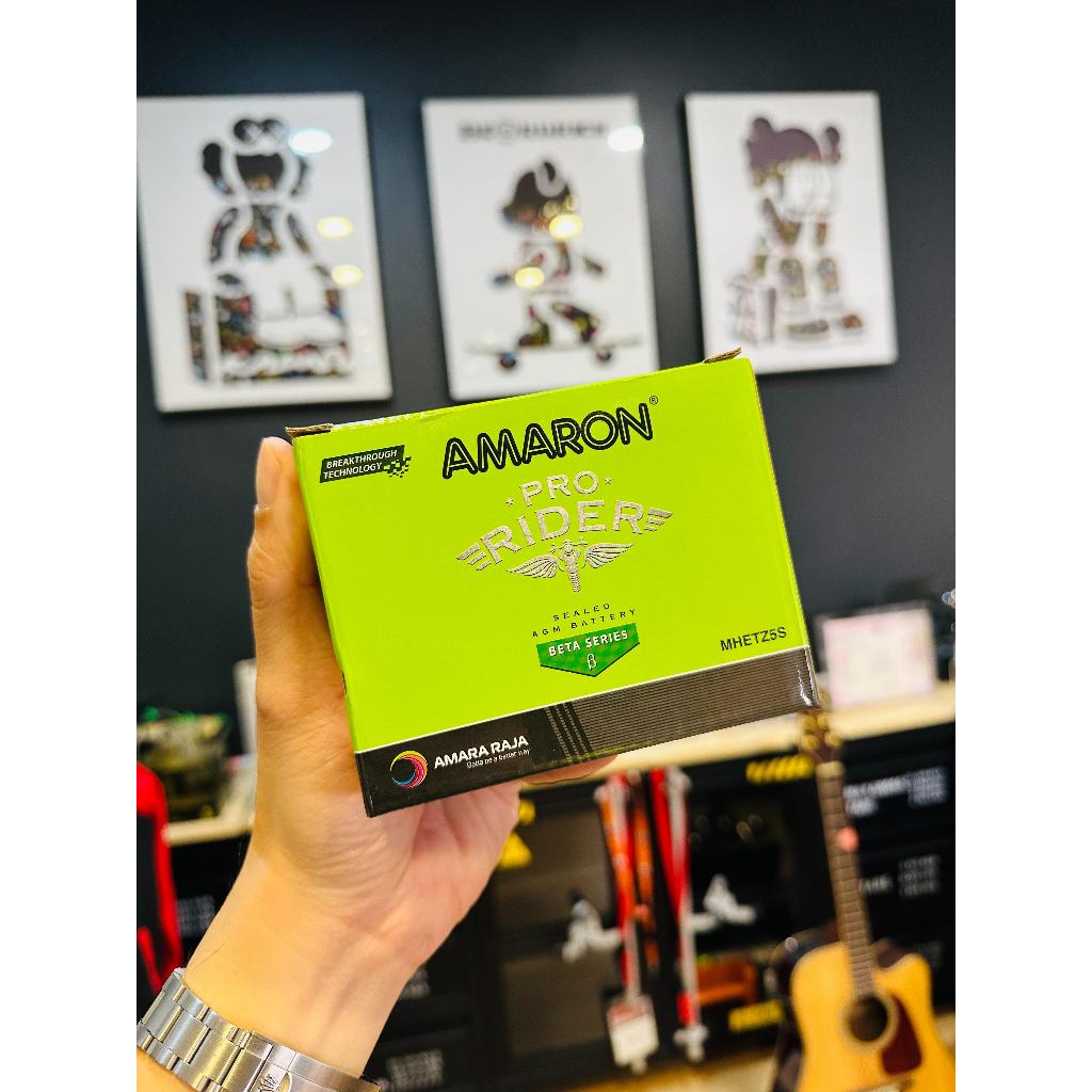 AMARON รุ่น ETZ5S แบตเตอรี่แห้ง 5 แอมป์ 12 โวลต์ มอเตอร์ไซค์ สำหรับ WAVE110 WAVE125 DREAM SCOOPY Click110 FINO GRAND FIL รูปที่ 5