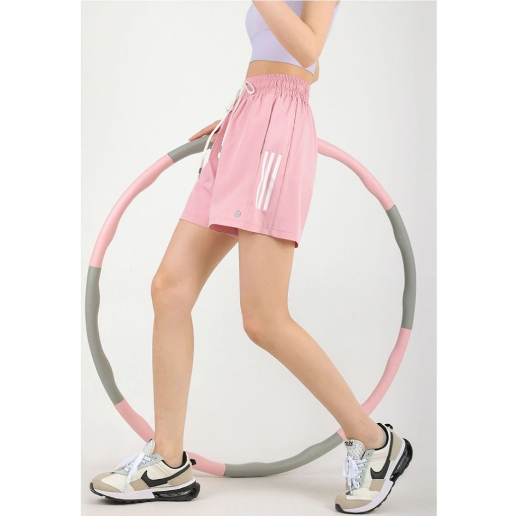 Braclothes#L716 กางเกงออกกำลังกายขาสั้น มีกระเป๋า มีซับใน