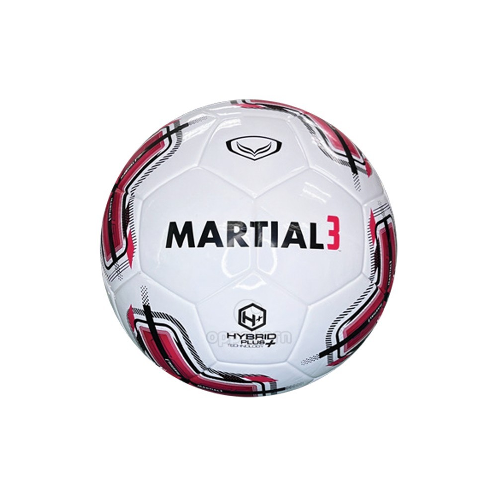 Grand Sport ฟุตบอลไฮบริดพลัส หนัง TPU เบอร์ 5 สีขาว รุ่น Martial 3 #331113
