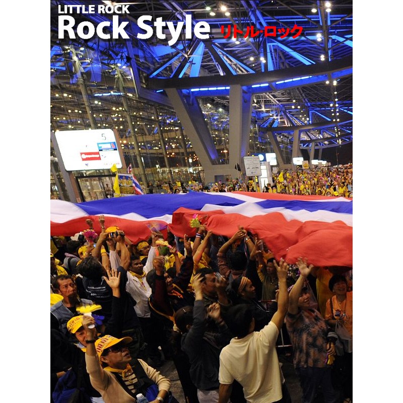 เสื้อยืด คอกลม แขนสั้น Little Rock ลาย ธงไทย ผ้าดำฟอกลาย กับดำล้วน เนื้อผ้านุ่ม ใส่สบาย ได้ทั้ง ผู้ชายผู้หญิง มีหลายขนาด - รูปที่ 6